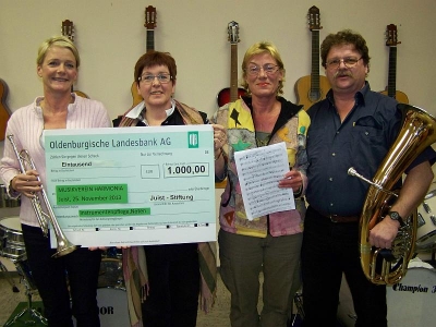 Bild 0 von Juist-Stiftung unterstützt Musikverein "Harmonia"