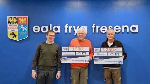 Bild 0 von Juister Volksbank unterstützt zwei Projekte im Loog