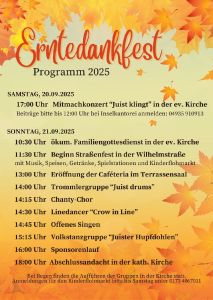 Bild 0 von Ablaufplan für Juister Erntedankfest