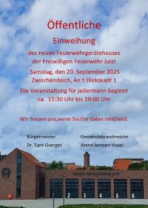 Bild 0 von Juist weiht sein neues Feuerwehrgebäude ein