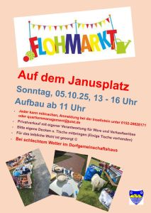 Bild 0 von Es gibt nochmal einen Flohmarkt in diesem Jahr