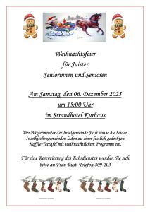 Bild 0 von Einladung zur Weihnachtsfeier der Seniorinnen und Senioren