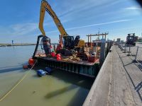 Bild 1 von Hafenbaggerung läuft nach Anlaufschwierigkeiten an