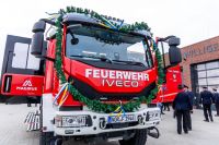 Bild 1 von Neues Fahrzeug der Feuerwehr Juist in Dienst gestellt